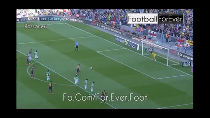 Барселона - Бетис 1:0, Меси (15)
