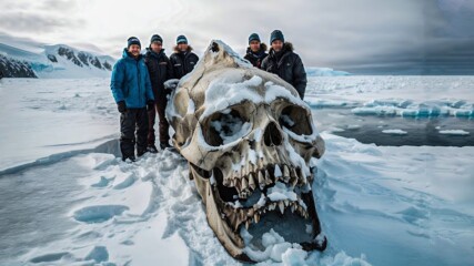 ЧЕРЕП в АНТАРКТИДА! Находки в Антарктида Които Променят ИСТОРИЯТА