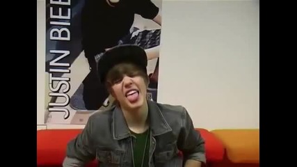 Justin Bieber making a funny face - ) 