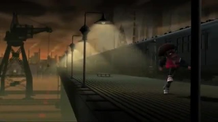 train bombing.graffiti animation