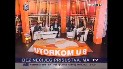 Milan Stankovic, Tanja Savic i Dani - Utorkom u 8 - (tv Dm Sat 10.12.2013.) - 2 deo