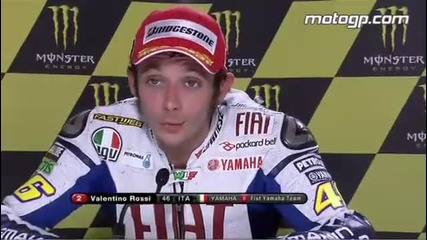 Rossi interview after the French Gp 