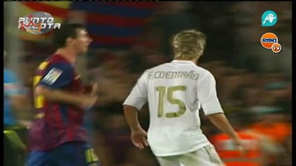 Messi Provocando Real Madrid Supercopa 2011