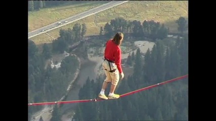 вървене по въже !