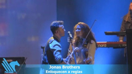 Част от изпълненията на Jonas Brothers в Мексико