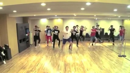 Psy - Gangnam Style mirror dance practice