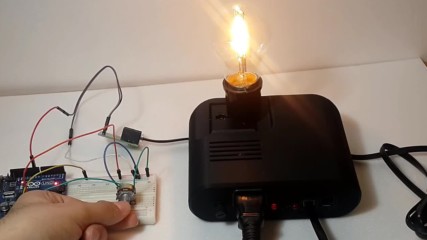 Control AC Dimmer Lamp Using arduino and Sugar device