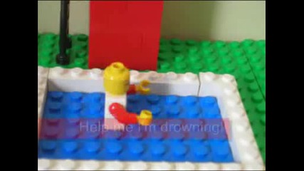 Lego Some Guy Goes Into A Pool