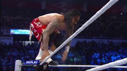 The Usos vs. Ryback & Curtis Axel_ Smackdown