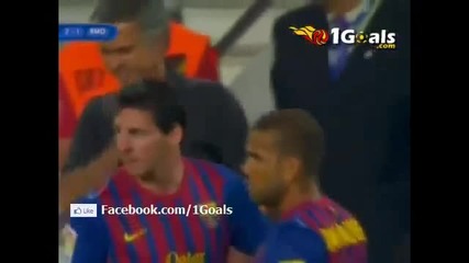 Fc Barcelona Real Madrid Jose Mourinho Vs Lionel Messi 18.08.2011 Spain supercup