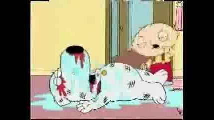 Family Guy - Stewie Beats Brian For Money