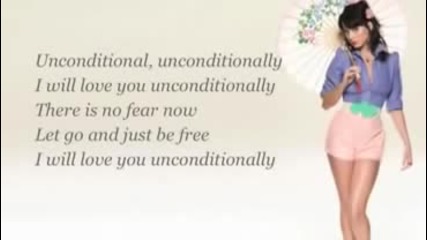 Katy Perry - Unconditionally (lyrics)