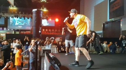 Mojo Rawley hypes up Games Arabia in Dubai