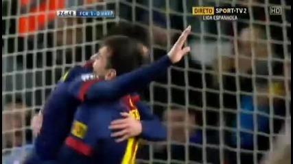 Барселона - Райо Валекано 1:0, Вия (25)