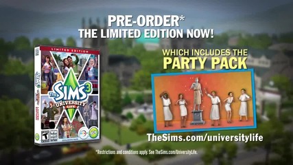 The Sims 3 University Life- Трейлър