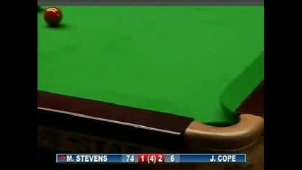 Stevens Vs Cope Шампионска лига по снукър 2009
