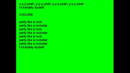 Party Like A Rockstar Lirics