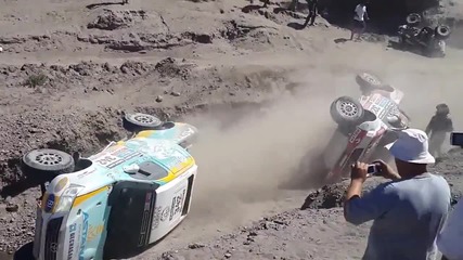 Избран момент от инциденти на Rally Dakar !