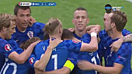 Хубав гол на Перишич беляза голеадата на Чехия - Хърватия