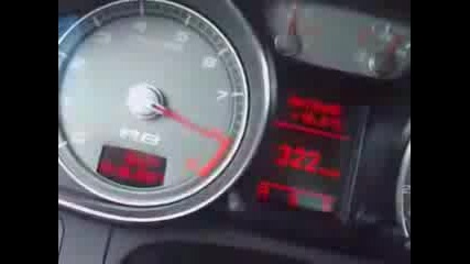 Audi R8 322 Kmh