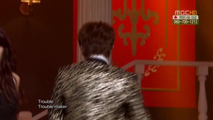 Trouble Maker - The Words I Don't Want To Hear + Trouble Maker ( 10-12-2011 M B C Music Core )