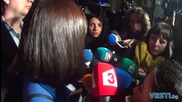 Кунева на влизане в НДК след изборите