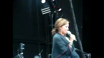 Demi Answering Questions at Soundcheck 9_16_10