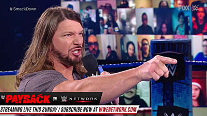 Jeff Hardy drops AJ Styles and issues an Open Challenge for his title: SmackDown, August 28, 2020