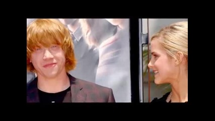 Rupert Grint and Emma Watson 