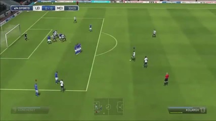Последно видео през 2013. :) | Fifa 14 - Kolarov със страхотен пряк-свободен от 26 yrd ! :)