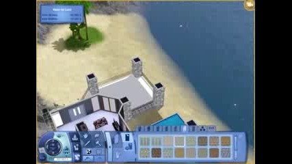 The Sims 3 - Строене на къща на плажа [част 2]