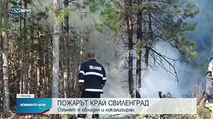 Пожарът в Сакар планина е локализиран и овладян