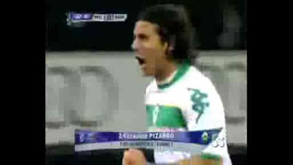 Milan Werder 2:2 Brema 2 Coppa Uefa 2009