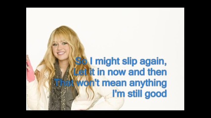 I'm Still Good - Hannah Montana Караоке/инструментал