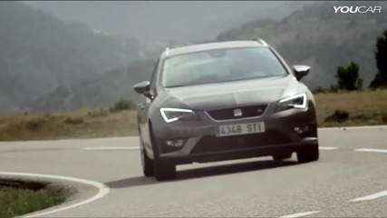 2014 Seat Leon St on the road