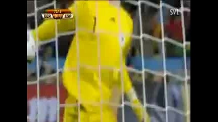World Cup 2010 Германия - Испания 0:1 Краен резултат 