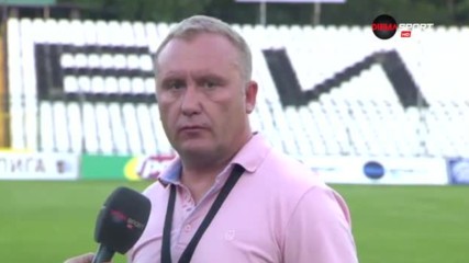 Мнението на Николай Киров след победата над Славия