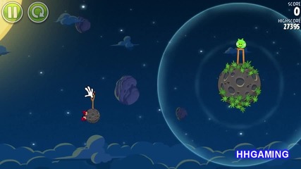 Да играем: Angry Birds Space 1-1 3 звезди
