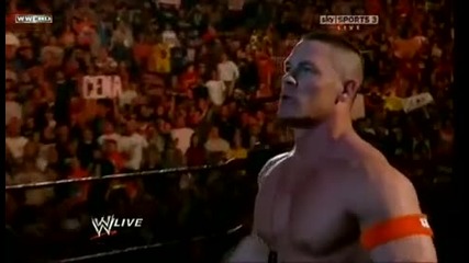 Wwe Raw 2/15/10 John Cena vs Triple 