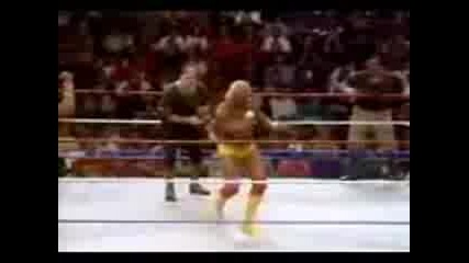 1991.03.25 World Tour - Hulkhogan & Ultimatewarrior vs Undertaker Generaladnan & Sgtslaughter 