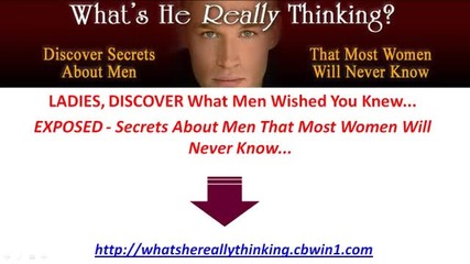 Whats He Really Thinking? Discover the Secrets to Men 