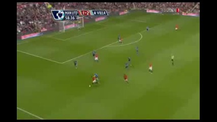 Манчестър Юнайтед - Астън Вила 1:2 Габриел Агбонлахор