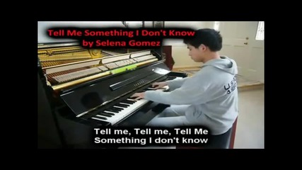 Selena Gomez - tell me somthing Пиано версия 