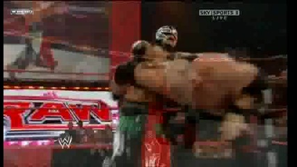 Kane & Mark Henry Vs Rey Misterio & Kofi Kingston