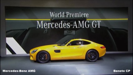 Истинско шоу ! Премиерата на 2015 Mercedes Amg Gt - Nico Rosberg