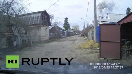 Russia: See huge blast at pyrotechnics store in Oryol