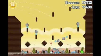 Angry Birds (level 3-3) 3 Stars