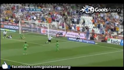 Valencia 4-3 Racing Santander