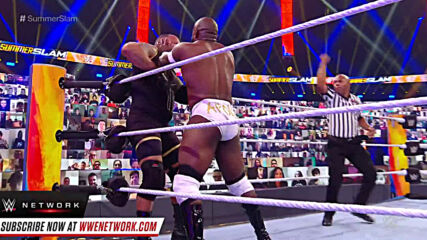 Apollo Crews unleashes a series of splashes on MVP: SummerSlam 2020 (WWE Network Exclusive)