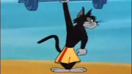 Tom and Jerry - Muscle Beach Tom